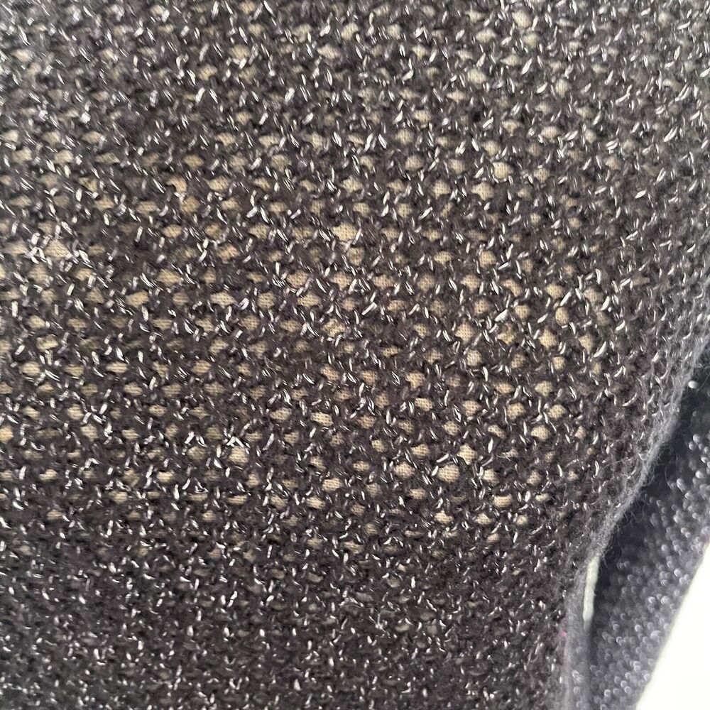 Jennifer Lopez Womens Sweater Size Medium Open Knit Beach Cover Up Edgy punk - Picture 7 of 15